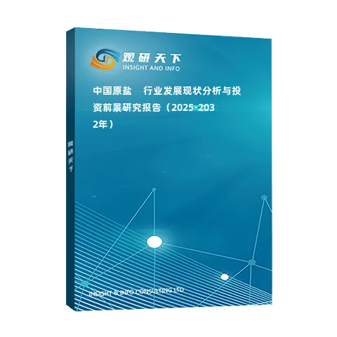 中國(guó)原鹽??行業(yè)發(fā)展現(xiàn)狀分析與投資前景研究報(bào)告（2025-2032年）